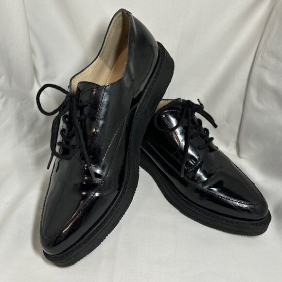 Nine West Shoes - NINE WEST BARBIERI Black Patent Oxfords